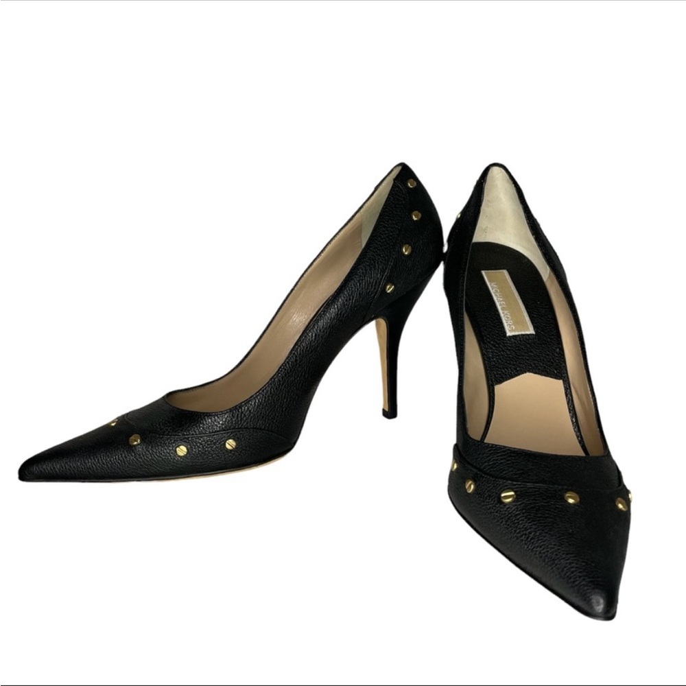 Michael Kors studded leather pumps